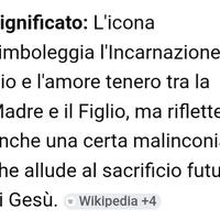Icona Madonna con Gesù