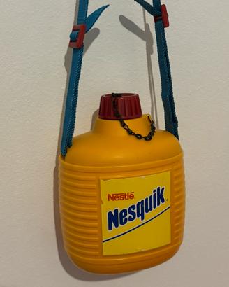 Borraccia termica vintage pubblicitaria Nesquik