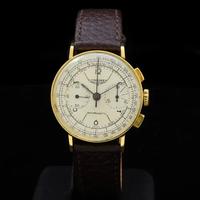Longines Chronograph 13ZN 18 kt gold 40s manual