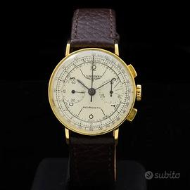 Longines Chronograph 13ZN 18 kt gold 40s manual
