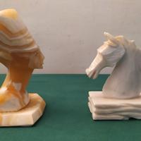 STATUE MARMO CON BASE MARMO