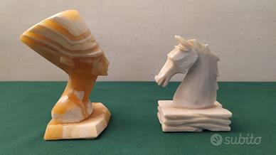 STATUE MARMO CON BASE MARMO