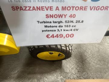 due spazzanevi, Vigor