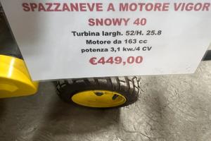 due spazzanevi, Vigor