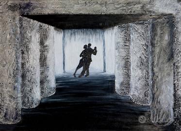 Quadri materici dell'artista Grazia Savelli