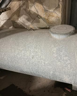 Serbatoio zincato nuovo 500lt