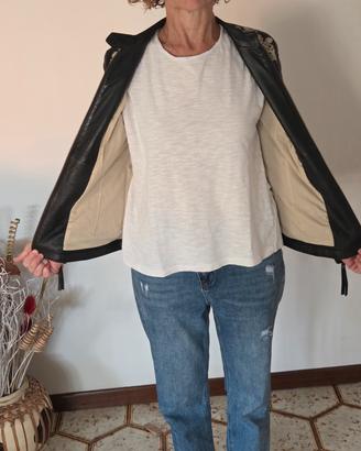 Giubbino in pelle