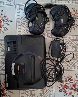 Sega mega drive 1 e 2 piu convertitore piu giochi