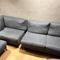 Divano angolare separabile in tre parti