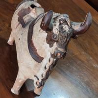 Torito de Pucará teracotta popolare peruviana