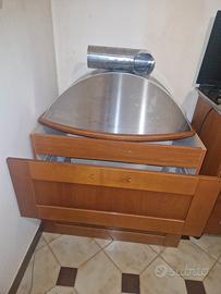 Cucina legno color ciliegio 