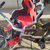 Seggiolino anteriore bicicletta
