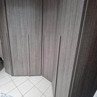 camera da letto con armadio angolare a 6 ante