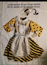 costume cameriera 6-8 anni