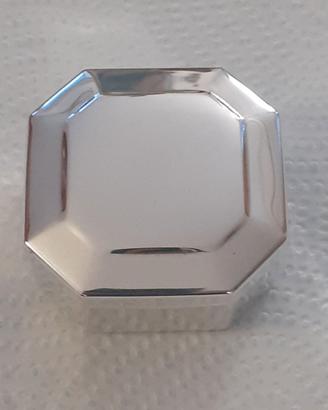 Scatola Argento 800 ottagonale vintage