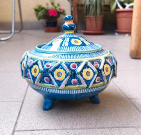 Vaso ceramica artigianale Pinto Vietri sul mare