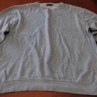 Felpa PROJECT CLASSICO grigio chiaro girocollo XL