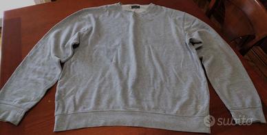 Felpa PROJECT CLASSICO grigio chiaro girocollo XL