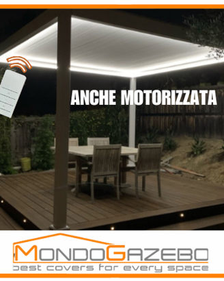 Pergola bioclimatica 3.6x3.6  pronta consegna nuov