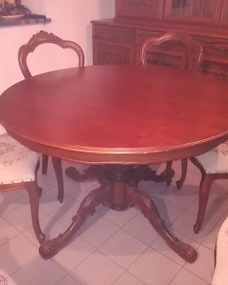 Tavolo rotondo allungabile