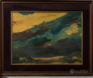 Quadro di Stefano Robertazzi, "Verrà il sereno?"
