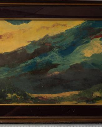 Quadro di Stefano Robertazzi, "Verrà il sereno?"