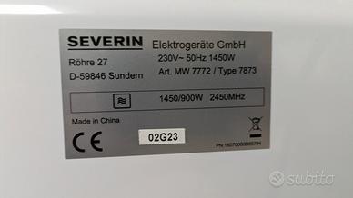 micronde Severin 28lt - come nuovo 