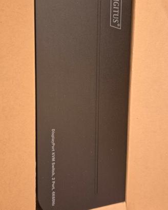 Switch KVM 2 Porte 4K 60Hz DisplayPort/ HDMI