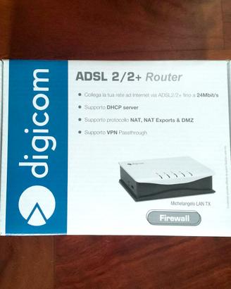 DIGICOM Modem ADSL 2/2+ MICHELANGELO LAN TX