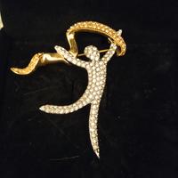 Swarovski spilla gioia 