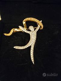 Swarovski spilla gioia 