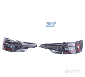 FANALI PER AUDI A4 S4 B9 8W SEDAN 15- LED NERO FUM