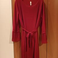 vestito rosso intero