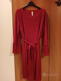 vestito rosso intero