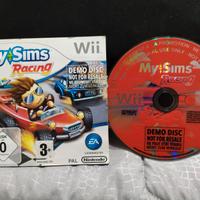 My Sims Racing DEMO videogioco per Wii molto raro