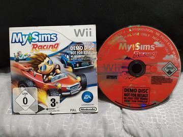 My Sims Racing DEMO videogioco per Wii molto raro