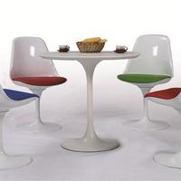 Tavolo design Saarinen Tulip bianco diam 70 cm