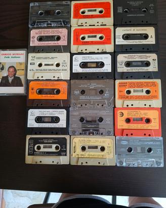 Set 19 audiocassette musica italiana 