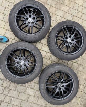 Cerchi in lega MSW 24 MATT by OZ gommati invernali