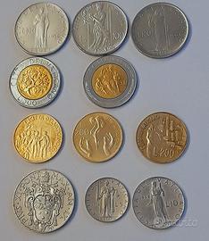 Lotto monete Vaticano vintage da collezione