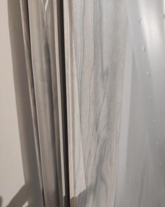 Doghe alluminio bianco effetto legno