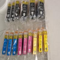 15 cartucce ink 550 e 551 compatibili Canon Pixma