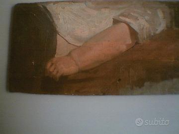 OLIO SU TAVOLETTA  EUGENIO CECCONI MACCHIAIOLI