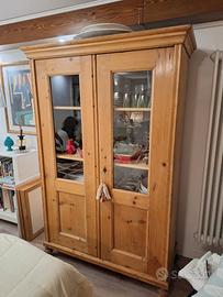 Armadio Dispensa Vetrina Country