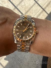 Orologio tudor acciaio e oro