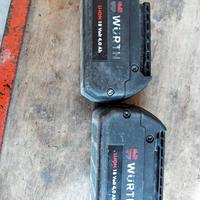 batteria e carica batterie wurth 