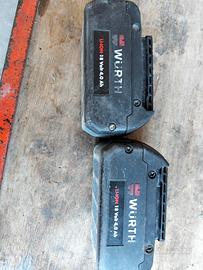batteria e carica batterie wurth 