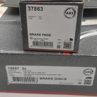  dischi +pastiglie posteriore  fiat panda 4x4