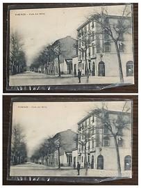 Antica cartolina il
Viale dei Millea  Firenze.