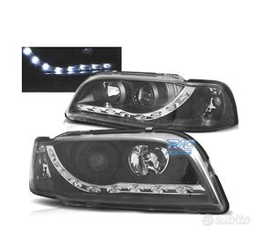 FARI PER VOLVO S40 V40 96-00 LUCE DIURNA LED NERO